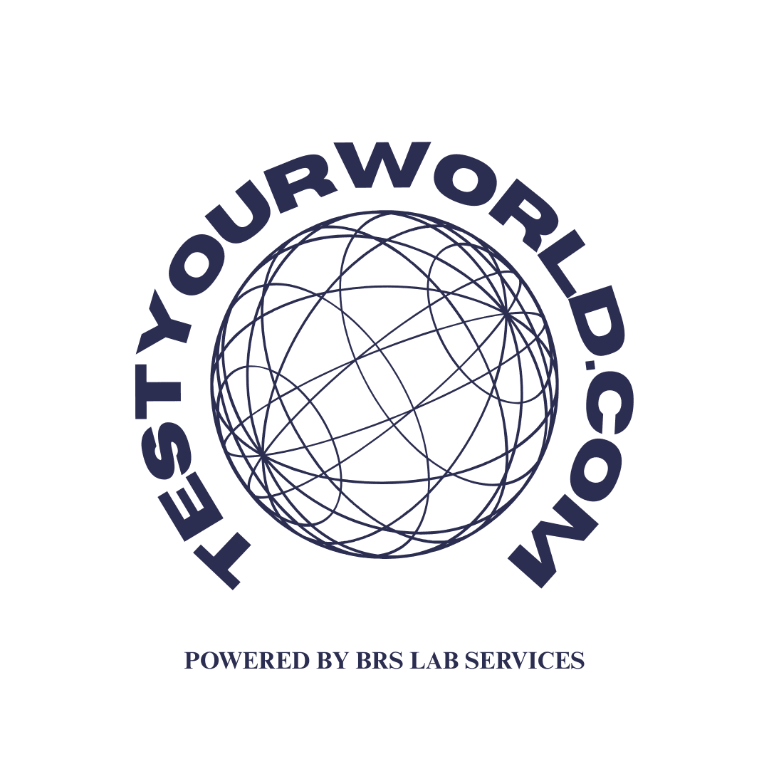 Test Your World brand logo